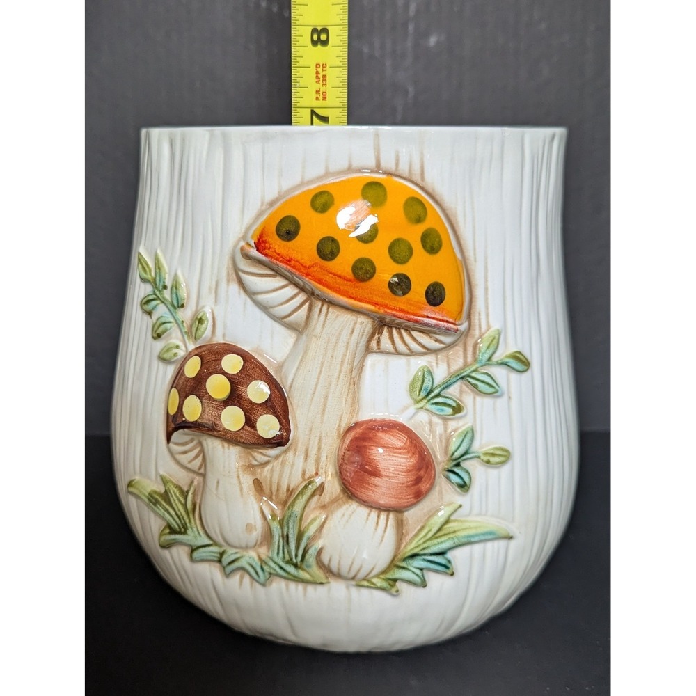 Vintage Sears Roebuck and Company 1978 Merry Mushroom Large Canister and Lid 11" - Picture 16 of 16